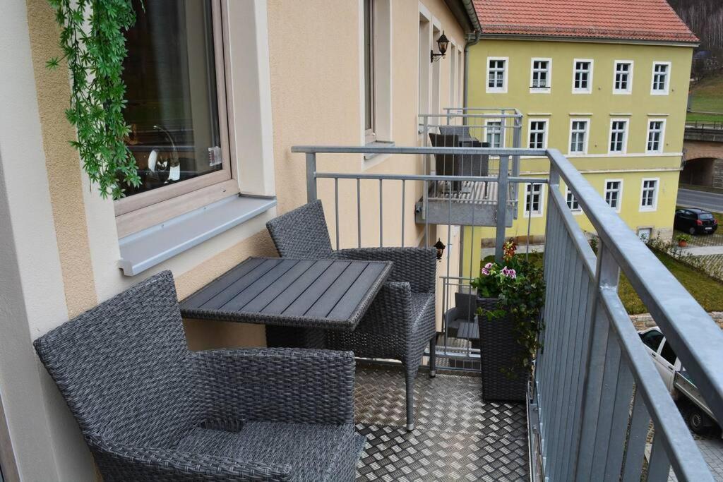 Elbtalblick Koenigstein Im Deutschen Haus Apartman Kültér fotó